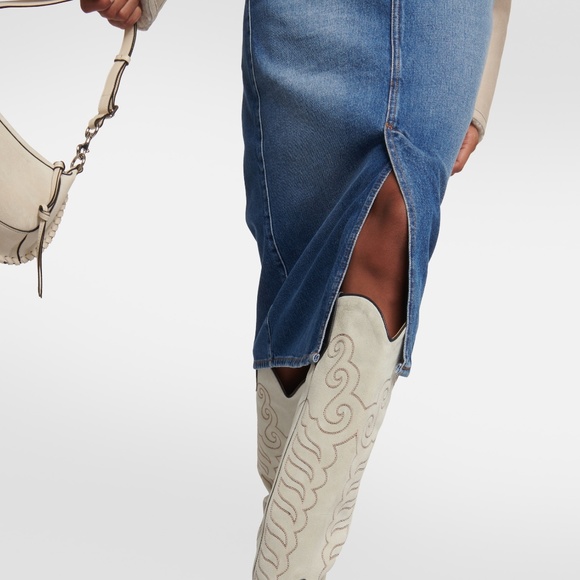 Isabel Marant Dipoma Denim Midi Skirt, Size 38 (6) - Picture 6 of 8